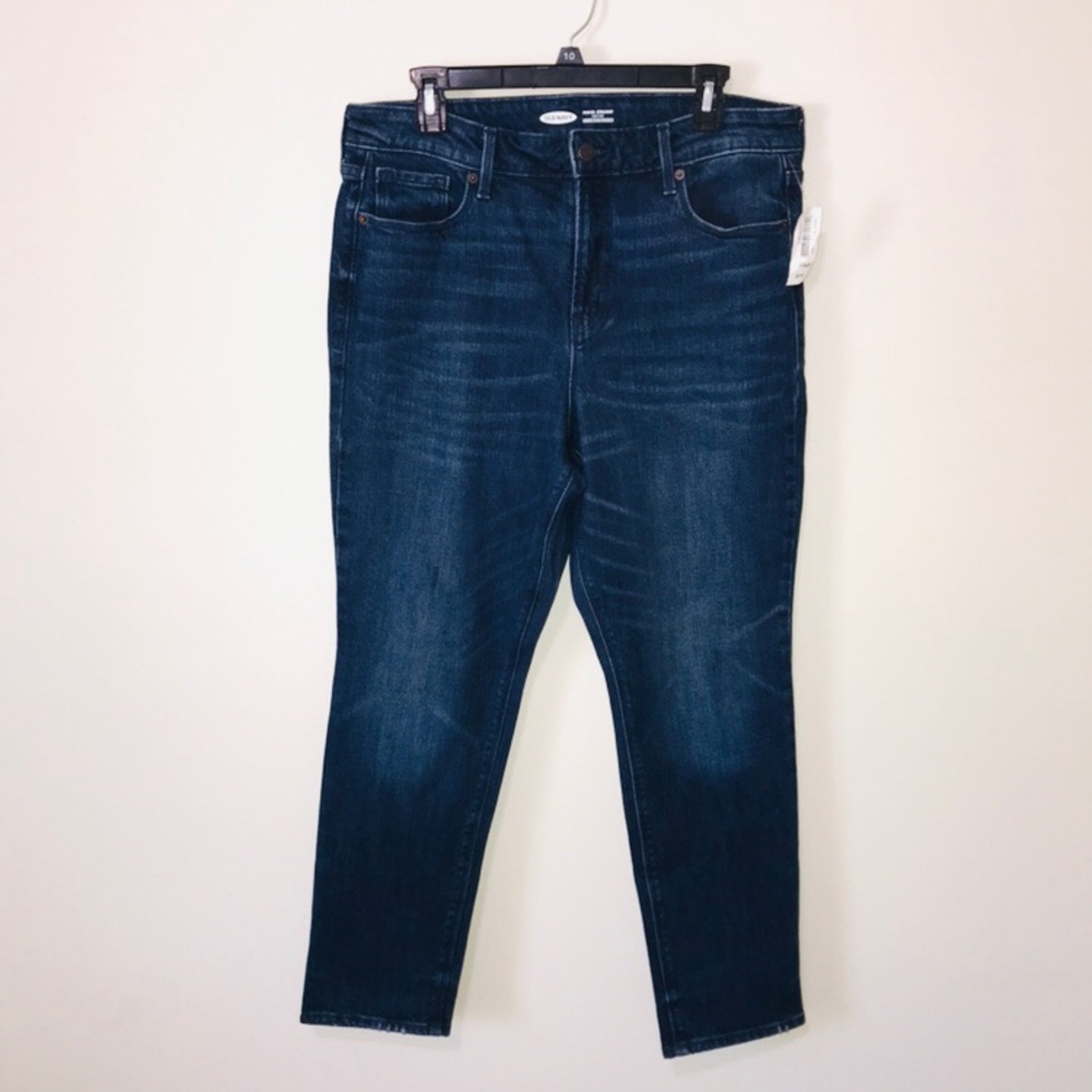 NWT High-Waisted Power Slim Straight Jeans Sz 12
